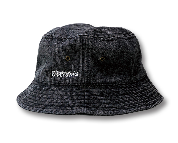3colors【大人気】【OG CLASSIX/オージークラシックス】OG SCRIPT BUCKET HAT【バケットハット】【NEWHATTAN】【バケハ】【刺繍】【デニム】【カモ】