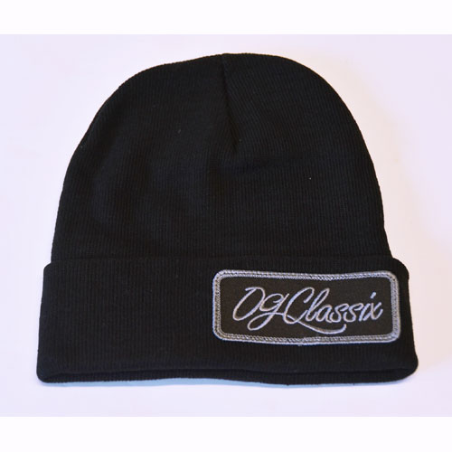 【OG CLASSIX/オージークラシックス】SCRIPT EMB KNIT CAP【ニットキャップ】