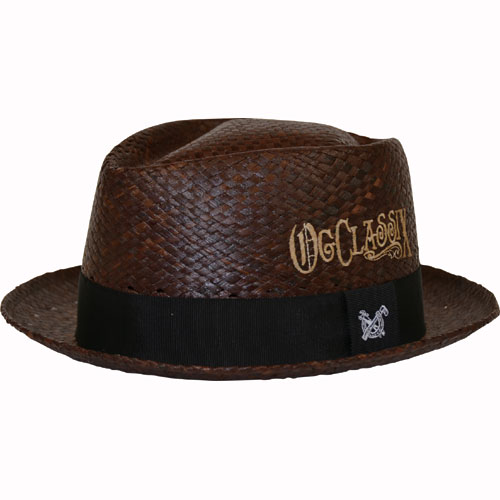 【OG CLASSIX/オージークラシックス】DIAMOND RAFIA HAT【ストローハット】【帽子】【ロゴ】
