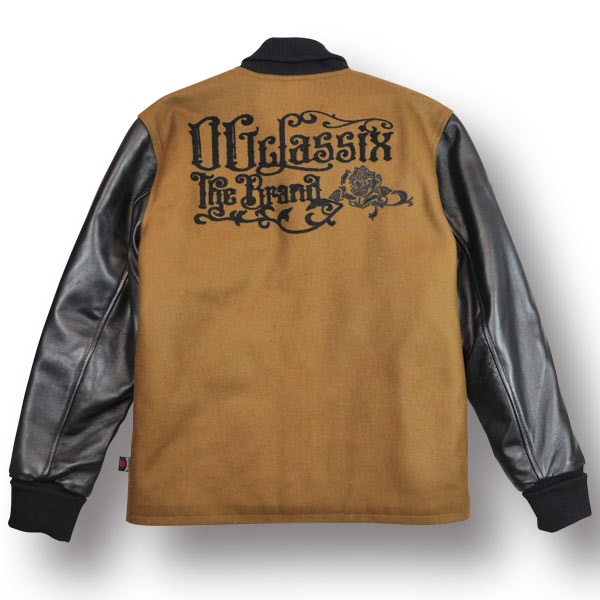 【OG CLASSIX/オージークラシックス】CORPORATE ROSE STADIUM JACKET【スタジアムジャケット】【レザー】