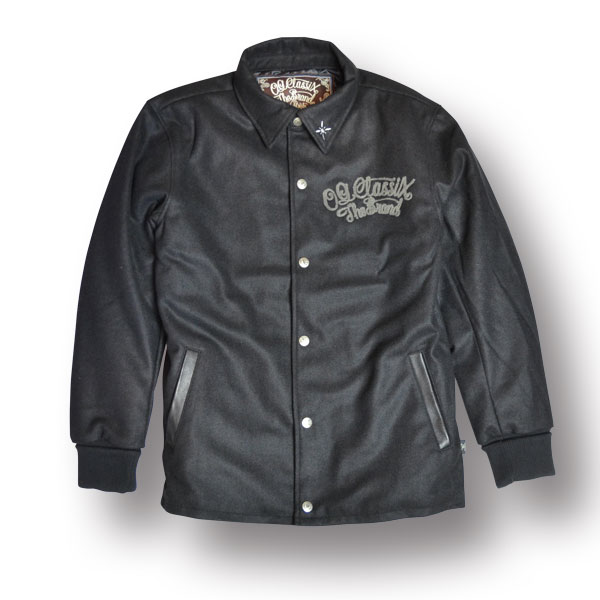 【OG CLASSIX/オージークラシックス】WORLD CORPORATE PHARAOHS COAT JACKET【ファラオコート】【ハーフコート】【メルトン】【刺繍】