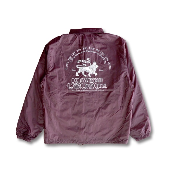 3colors【OG CLASSIX/オージークラシックス】STANDARD BOA COACH JACKET【コーチジャケット】【ラスタ】