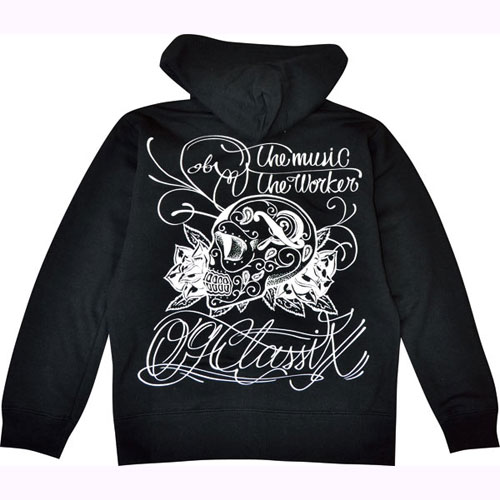 【OG CLASSIX】【オージークラシックス】MUZIC SKULL KIDS ZIP HOOD【キッズ】【ジップフード】