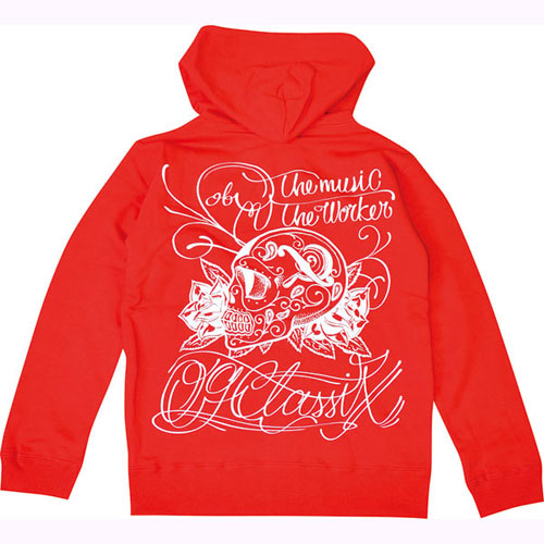 【OG CLASSIX】【オージークラシックス】MUZIC SKULL KIDS ZIP HOOD【キッズ】【ジップフード】