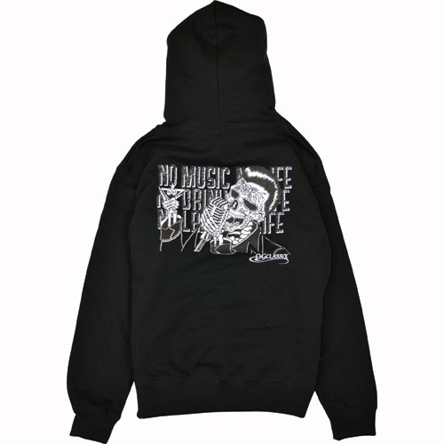 【OG CLASSIX/オージークラシックス】NO MUSIC NO LIFE KIDZ PULL HOOD【キッズ】【プルフード】【パーカー】【スウェット】