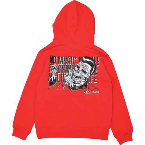 【OG CLASSIX/オージークラシックス】NO MUSIC NO LIFE KIDZ PULL HOOD【キッズ】【プルフード】【パーカー】【スウェット】