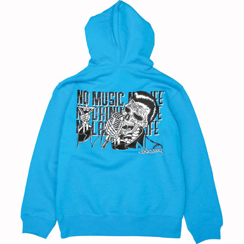 【OG CLASSIX/オージークラシックス】NO MUSIC NO LIFE KIDZ PULL HOOD【キッズ】【プルフード】【パーカー】【スウェット】
