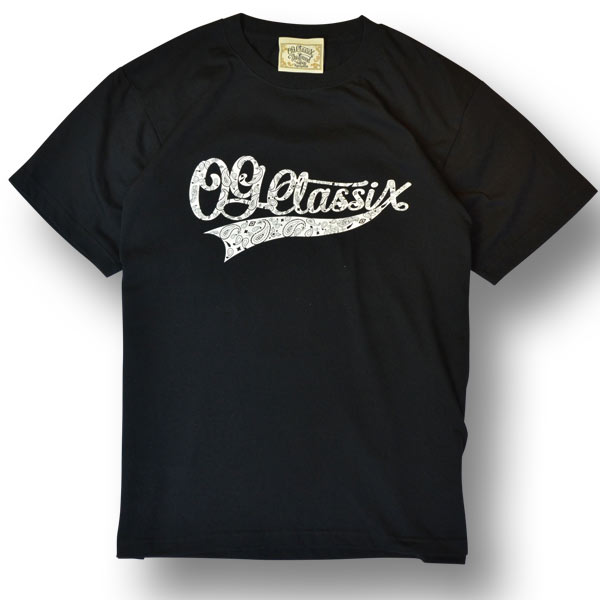 【KIDS】【OG CLASSIX/オージークラシックス】PAISLEY BASEBALL  KIDS TEE【Tシャツ】【5.6oz】【キッズ】【オールド】【ペイズリー】【バンダナ】【ベースボール】【半袖】