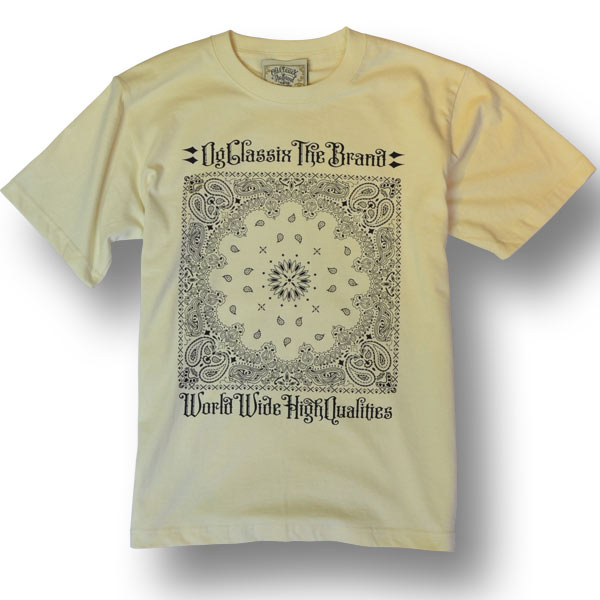 【KIDS】【OG CLASSIX/オージークラシックス】FRONT BANDANA KIDS TEE【Tシャツ】【5.6oz】【キッズ】【バンダナ】【半袖】
