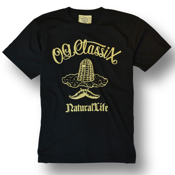 【KIDS】【OG CLASSIX/オージークラシックス】NATURAL LIFE KIDS TEE【Tシャツ】【5.6oz】【キッズ】【オールド】【ソンブレロ】【半袖】
