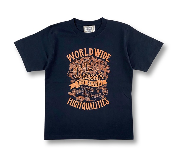 【KIDS】2colors【OG CLASSIX/オージークラシックス】WORLD QUALITIES KIDS TEE【Tシャツ】【5.6oz】【キッズ】【半袖】
