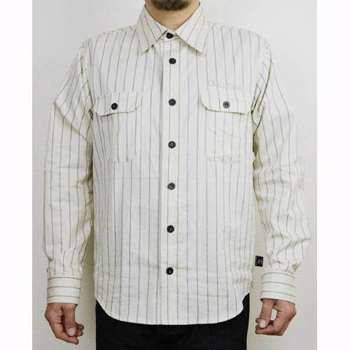 【OG CLASSIX/オージークラシックス】STRIPE DAY SHIRTS【長袖ボタンシャツ】【ストライプシャツ】