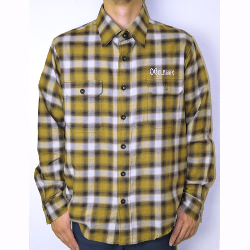 【OG CLASSIX/オージークラシックス】SUNSET FLANNEL SHIRTS【長袖ボタンシャツ】【フランネルシャツ】