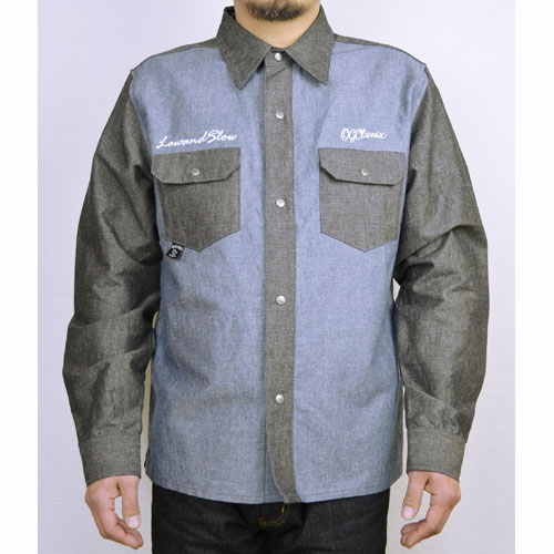 【OG CLASSIX/オージークラシックス】DUNGAREE WORK SHIRTS【長袖ボタンシャツ】【ワークシャツ】
