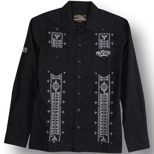 【OG CLASSIX/オージークラシックス】CROSS LINE CUBA SHIRT L/S【キューバシャツ】【クロス】【シャツ】