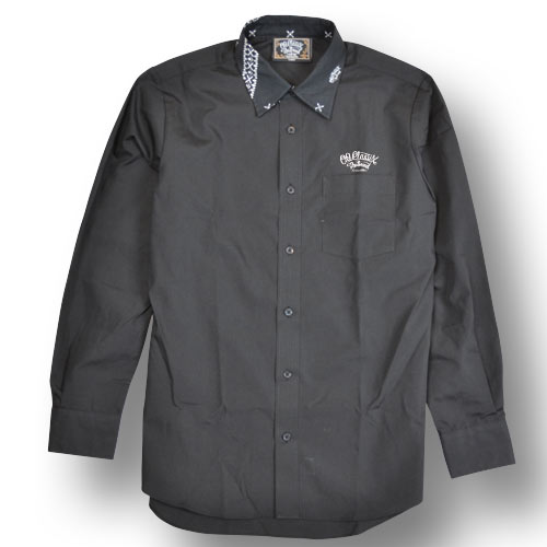 【OG CLASSIX/オージークラシックス】CROSS COLLAR SHIRT L/S【ブロード】【クロス】【シャツ】