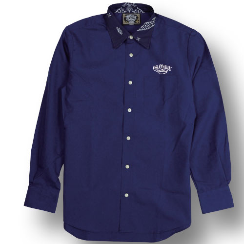 【OG CLASSIX/オージークラシックス】CROSS COLLAR SHIRT L/S【ブロード】【クロス】【シャツ】