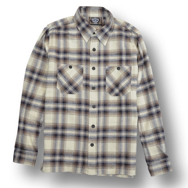 【OG CLASSIX/オージークラシックス】LONG BEACH FLANNEL SHIRTS【フランネルシャツ】【長袖】