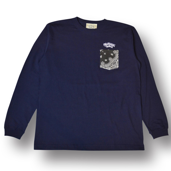 【OG CLASSIX/オージークラシックス】POCKET BANDANA LONG SLEEVE【Tシャツ】【長袖】【バンダナ】【ポケット】