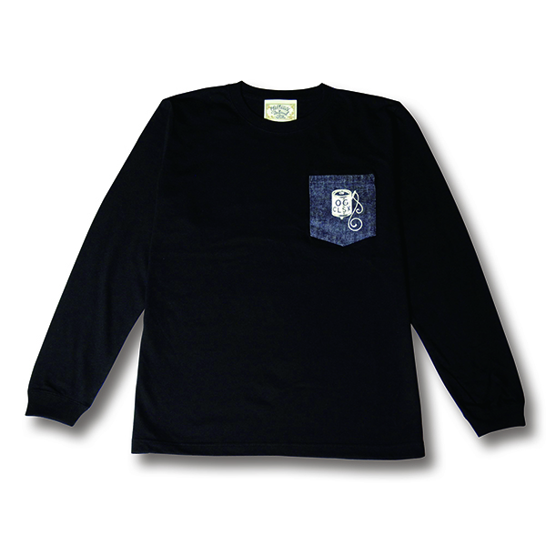 【OG CLASSIX/オージークラシックス】OKAYAMA-DENIM POCKET L/S TEE【Tシャツ】【長袖】【ポケット】【デニム】