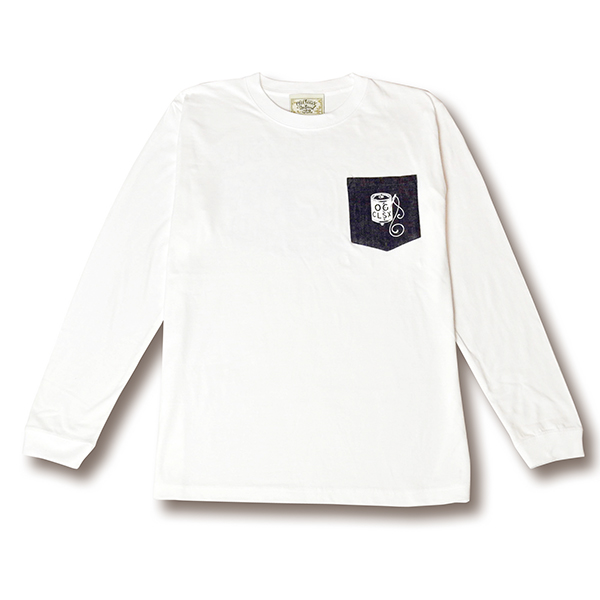 【OG CLASSIX/オージークラシックス】OKAYAMA-DENIM POCKET L/S TEE【Tシャツ】【長袖】【ポケット】【デニム】