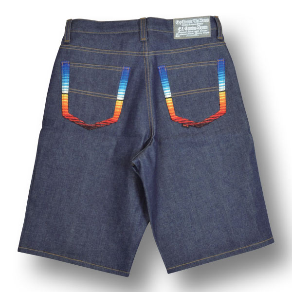 【OG CLASSIX/オージークラシックス】EL CAMINO DENIM RAINBOW SHORT PANTS【ショートデニムパンツ】【サラペ】