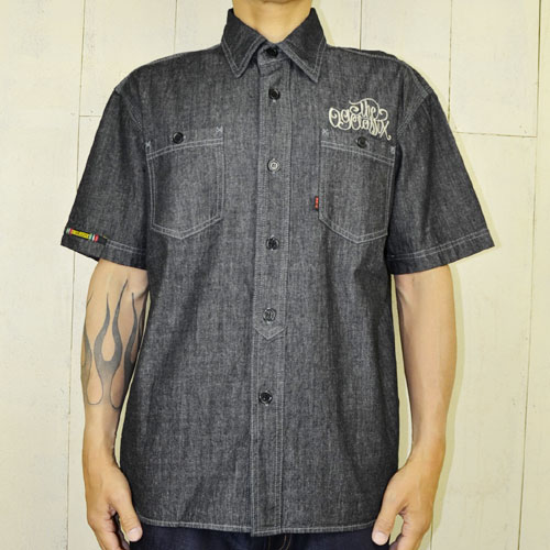 【OG CLASSIX】【オージークラシックス】SIX DENIM WORK SHIRTS【半袖デニムシャツ】