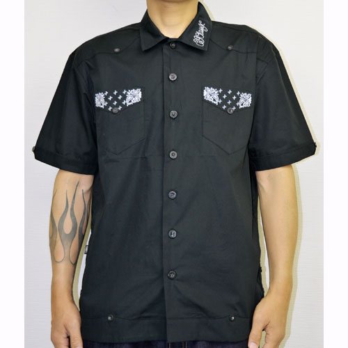 【OG CLASSIX/オージークラシックス】CROSS PAISLEY CUBA ALOHA SHIRTS【半袖ボタンシャツ】【キューバ】【アロハ】【ペイズリー】【クロス】