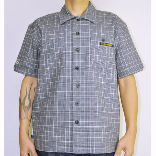 【OG CLASSIX/オージークラシックス】RIVIERA BUTTON SHIRTS【半袖ボタンシャツ】【千鳥格子】