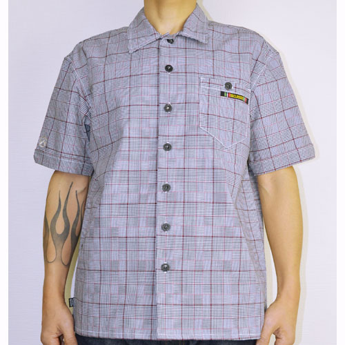 【OG CLASSIX/オージークラシックス】RIVIERA BUTTON SHIRTS【半袖ボタンシャツ】【千鳥格子】