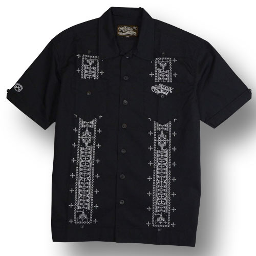 【OG CLASSIX/オージークラシックス】CROSS LINE CUBA SHORT  SLEEVE SHIRT【キューバシャツ】【クロス】【シャツ】【半袖】