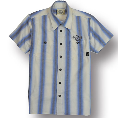 【OG CLASSIX/オージークラシックス】SANTA MARIA SHORT SLEEVE【ストライプ】【コットン】【シャツ】