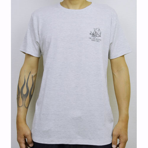【OG CLASSIX/オージークラシックス】GOOD TIMES NATURAL TEE【半袖UネックTシャツ】【カットソー】【SKULL】【スカル】
