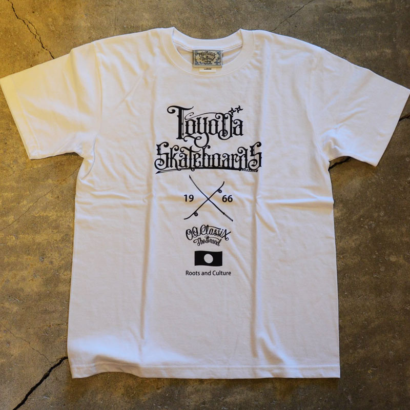 【OG CLASSIX/オージークラシックス】TOYODA SK8 TEE【コラボ】【Ｔシャツ】【スケートボード】【SK8】【トヨダ】【6.2oz】