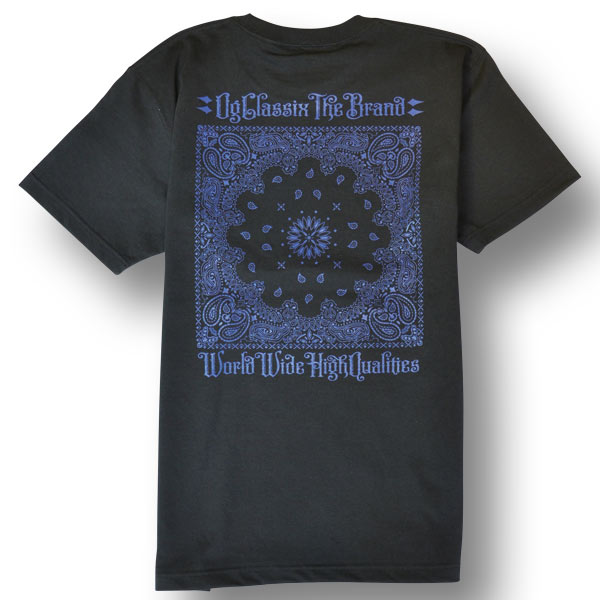 【OG CLASSIX/オージークラシックス】PAISLEY POCKET BANDANA TEE【Tシャツ】【7.1oz】【ペイズリー】【ポケット】【バンダナ】