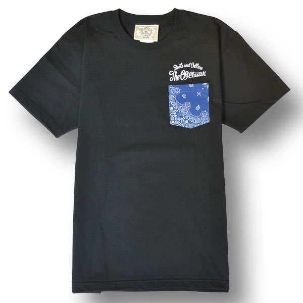 【OG CLASSIX/オージークラシックス】PAISLEY POCKET BANDANA TEE【Tシャツ】【7.1oz】【ペイズリー】【ポケット】【バンダナ】