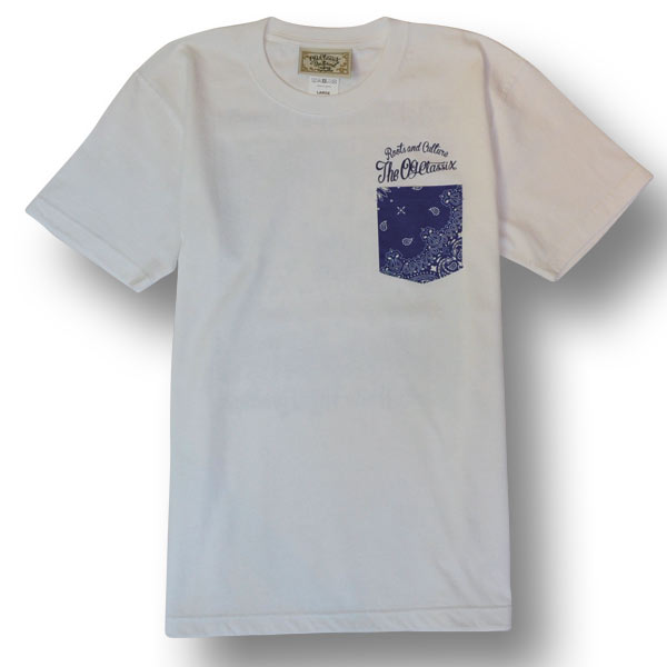 【OG CLASSIX/オージークラシックス】PAISLEY POCKET BANDANA TEE【Tシャツ】【7.1oz】【ペイズリー】【ポケット】【バンダナ】