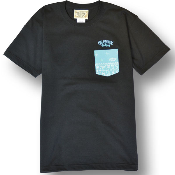 【OG CLASSIX/オージークラシックス】OG HIGH CROSS 2018 POCKET TEE【Tシャツ】【7.1oz】【ペイズリー】【ポケット】【バンダナ】【ターコイズ】【TURQUOISE】