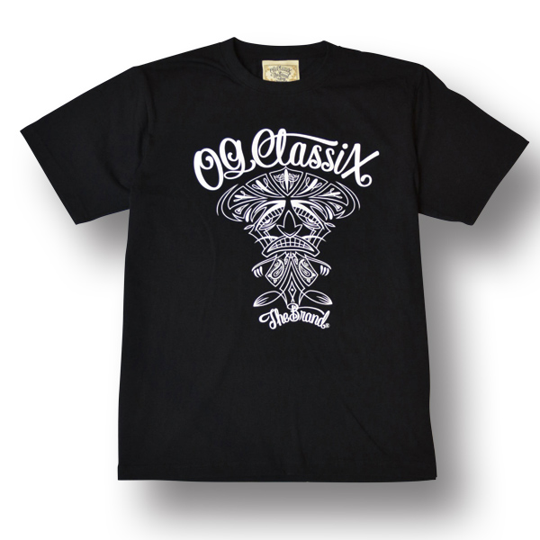 【OG CLASSIX/オージークラシックス】TIKI CLASSIX TEE【Tシャツ】【6.2oz】【TIKI】【ピンスト】