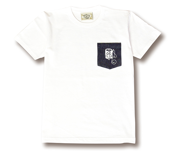 【OG CLASSIX/オージークラシックス】OKAYAMA-DENIM POCKET TEE【Tシャツ】【7.1oz】【ポケット】【デニム】