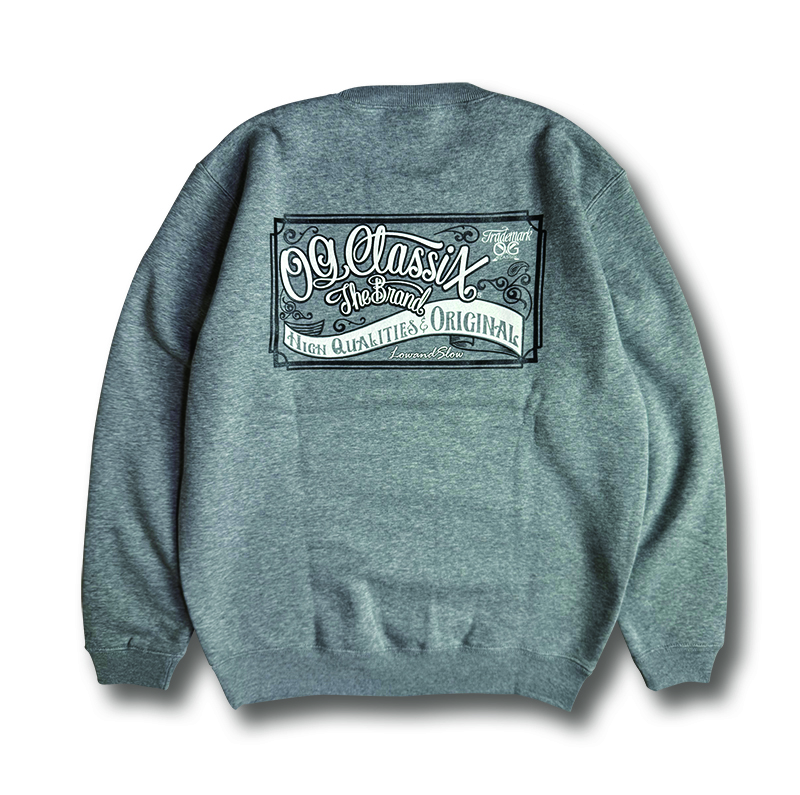 【OG CLASSIX/オージークラシックス】CORPORATE SIGN 10.0oz. C/N SWEAT(裏起毛)【クルーネック】【スウェット】【裏起毛】【10オンス】