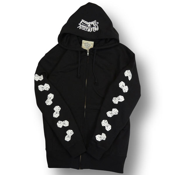 【OG CLASSIX/オージークラシックス】DICE LINE ZIP HOOD【ジップフード】【パーカー】【ダイス】【サイコロ】