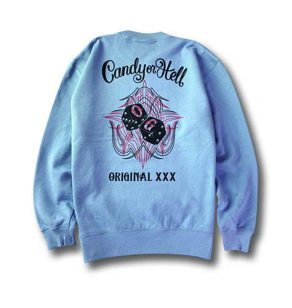 【OG CLASSIX/オージークラシックス】CANDY OR HELL 10oz. C/N SWEAT【スウェット】【裏毛】
