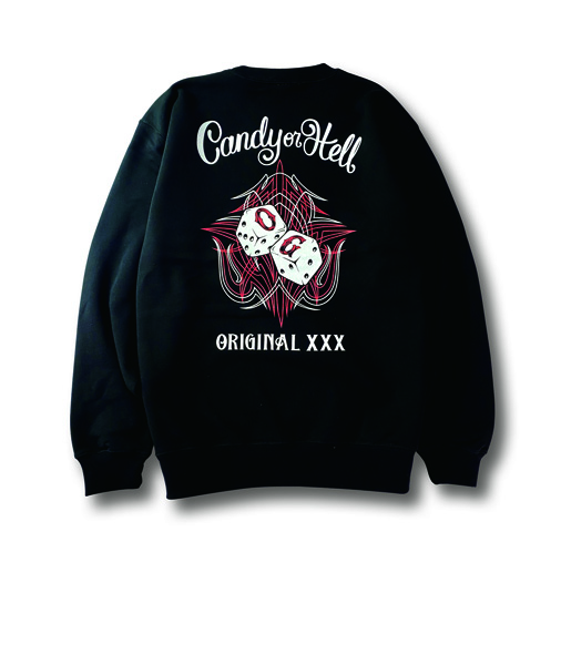 【OG CLASSIX/オージークラシックス】CANDY OR HELL 10oz. C/N SWEAT【スウェット】【裏毛】