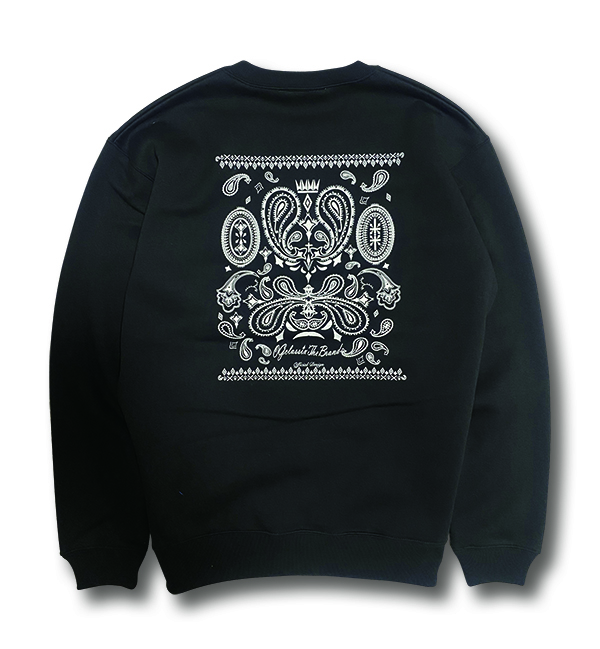 【OG CLASSIX/オージークラシックス】OG PAISLEY 10.0oz. CREW NECK SWEAT (裏起毛)【クルーネック】【スウェット】【裏起毛】【10オンス】【ペイズリー】