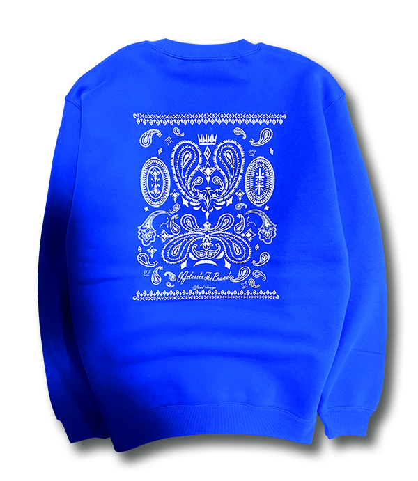【OG CLASSIX/オージークラシックス】OG PAISLEY 10.0oz. CREW NECK SWEAT (裏起毛)【クルーネック】【スウェット】【裏起毛】【10オンス】【ペイズリー】