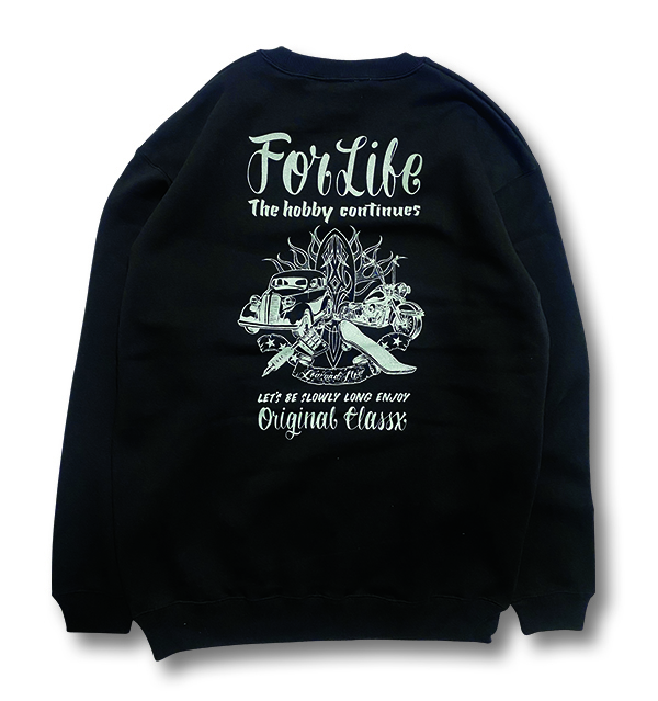 【OG CLASSIX/オージークラシックス】OG FOR LIFE 10.0oz. CREW NECK SWEAT (裏起毛)【クルーネック】【スウェット】【裏起毛】【10オンス】