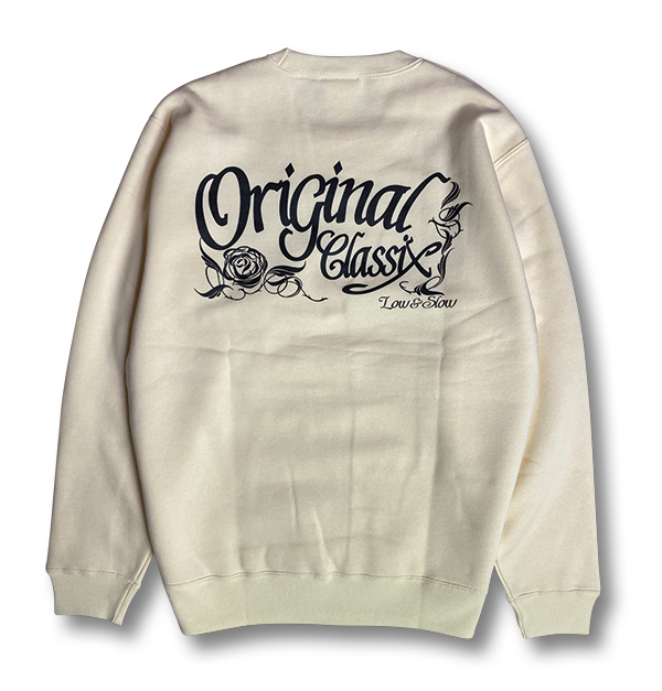【OG CLASSIX/オージークラシックス】CLASSIX ROSE 10.0oz. C/N SWEAT(裏起毛)【クルーネック】【スウェット】【裏起毛】【10オンス】