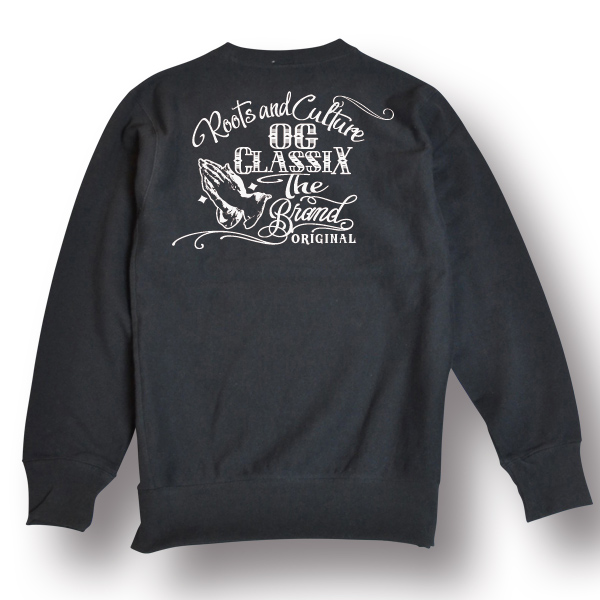 【OG CLASSIX/オージークラシックス】OG HAND CREW SWEAT【スウェット】【トレーナー】【クルーネック】【裏起毛】【12オンス】