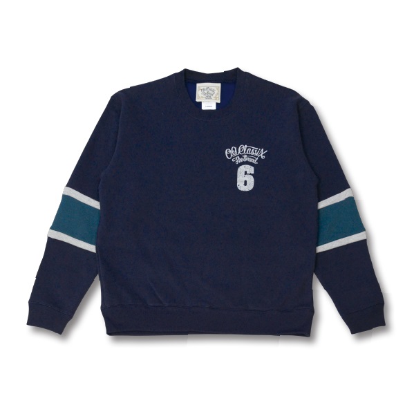 【OG CLASSIX/オージークラシックス】TWO LINE 10oz. CREW NECK 裏起毛【クルーネック】【裏起毛】【10オンス】